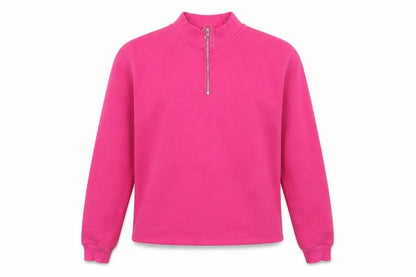 Topshop Womens Pink  Jersey Pullover Sweatshirt Size 6