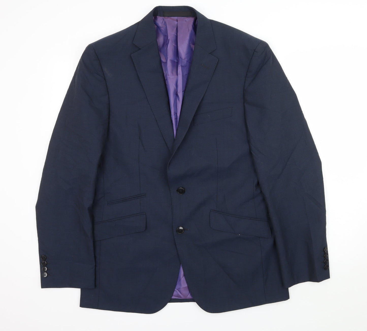 Autograph Mens Blue   Jacket Suit Jacket Size L