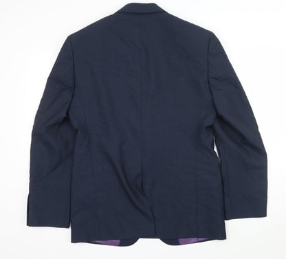 Autograph Mens Blue   Jacket Suit Jacket Size L