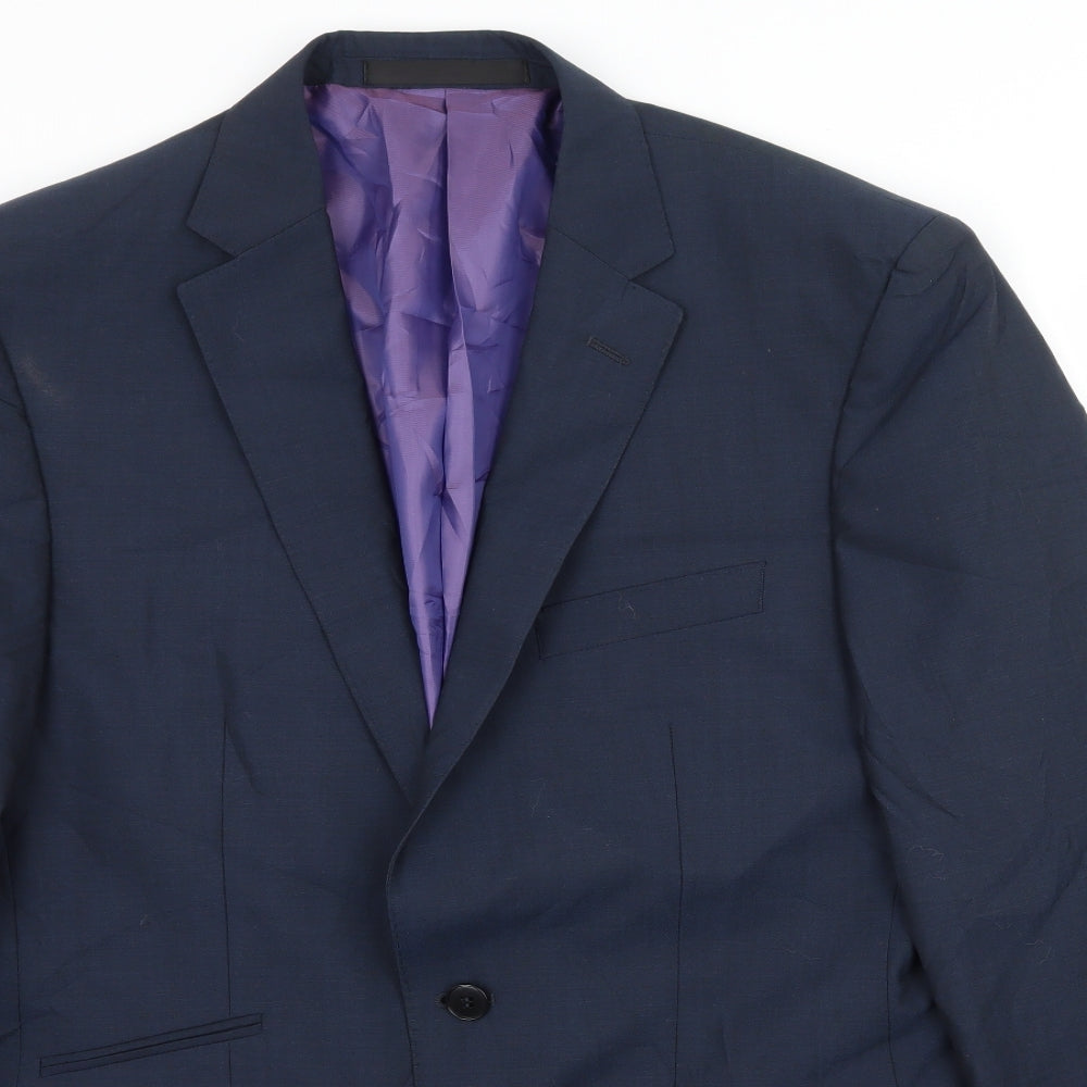 Autograph Mens Blue   Jacket Suit Jacket Size L