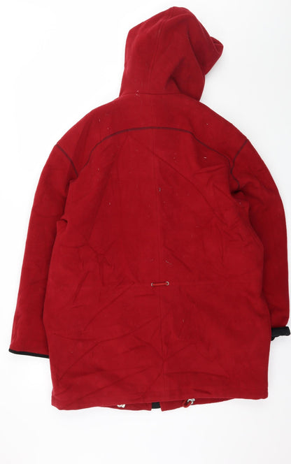 Frozen Garden Womens Red   Pea Coat Coat Size 10