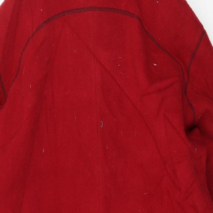 Frozen Garden Womens Red   Pea Coat Coat Size 10