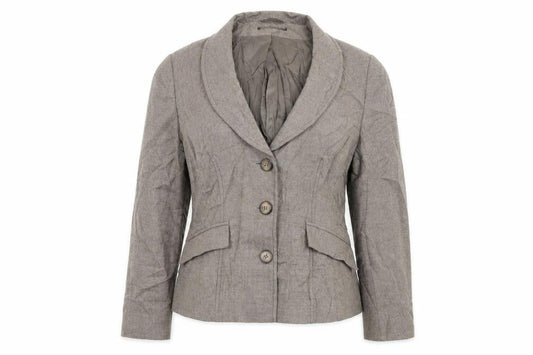 Womens UK Size 14 ALEX & CO Brown Jacket