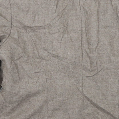 ALEX & CO Womens Brown   Jacket Blazer Size 14