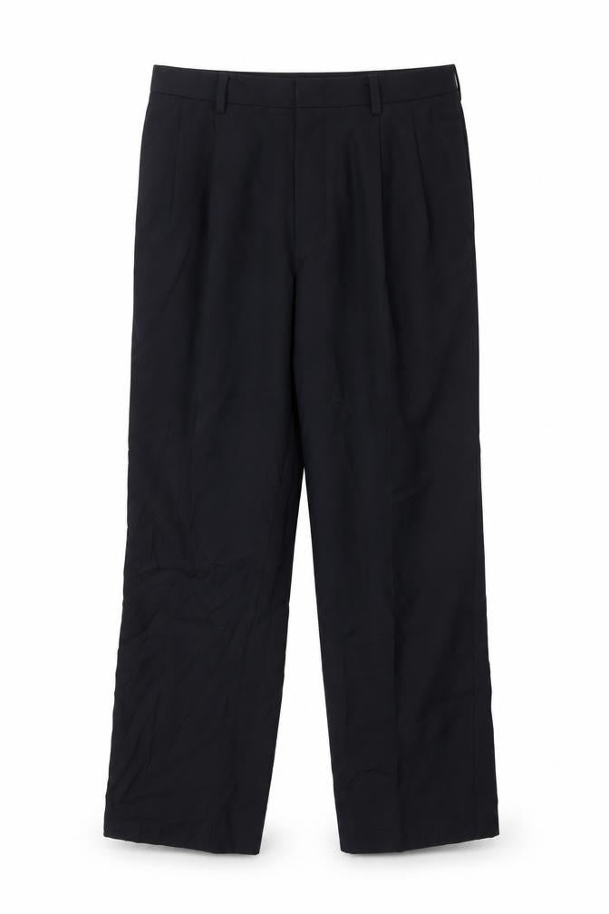 Mens UK Size 36 in Wai Cheng Tailors Regular Fit  Blue Trousers