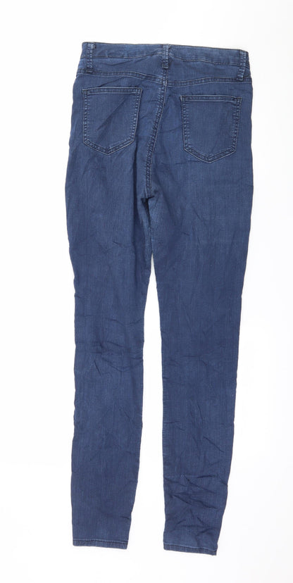 Womens UK Size 8 Marks and Spencer Regular Fit Skinny Blue Jeans