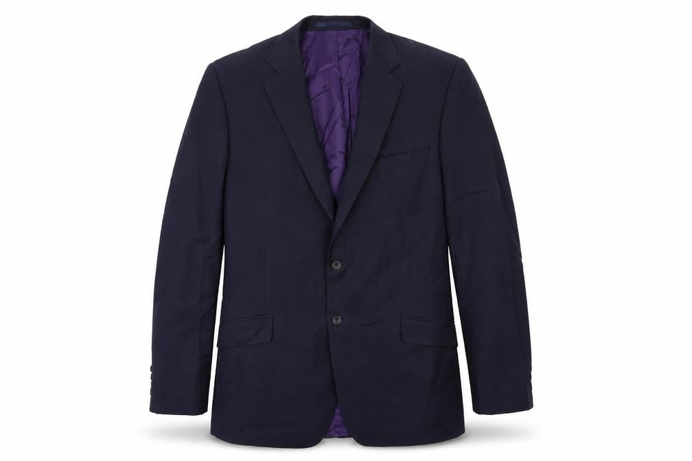 Mens UK Size 42 Paul Costelloe Regular Blue Suit Jacket