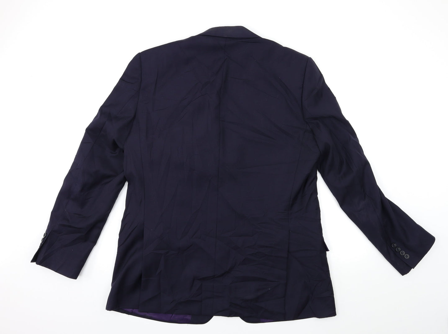 Mens UK Size 42 Paul Costelloe Regular Blue Suit Jacket