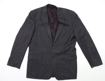 Mens UK Size 42 CHESTER Regular Grey Suit Jacket
