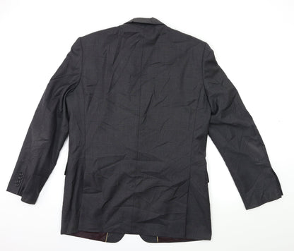 Mens UK Size 42 CHESTER Regular Grey Suit Jacket