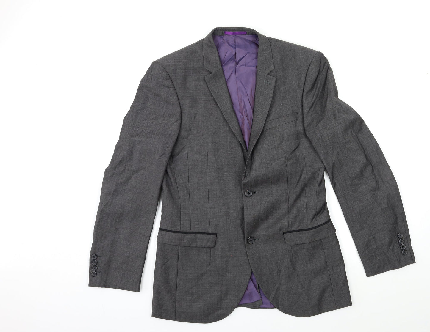 Mens UK Size 36 NEXT Regular Grey Suit Jacket