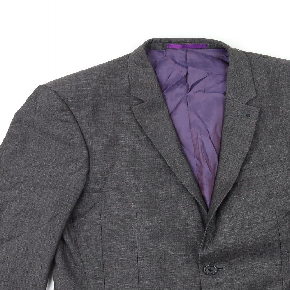 Mens UK Size 36 NEXT Regular Grey Suit Jacket