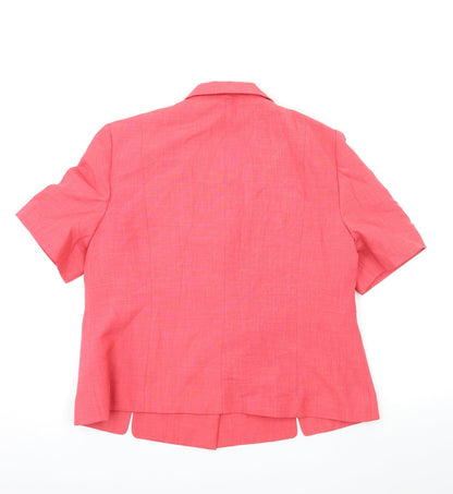 Womens UK Size 20 BHS Pink Overcoat