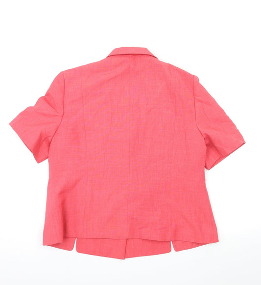 Womens UK Size 20 BHS Pink Overcoat