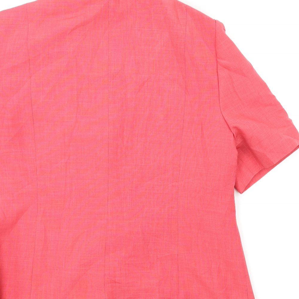 Womens UK Size 20 BHS Pink Overcoat
