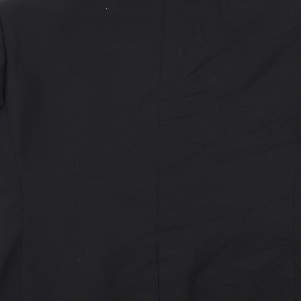 George Mens Black   Jacket Suit Jacket Size 38