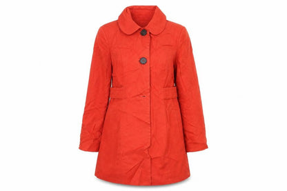Oasis Womens Red   Overcoat Coat Size S