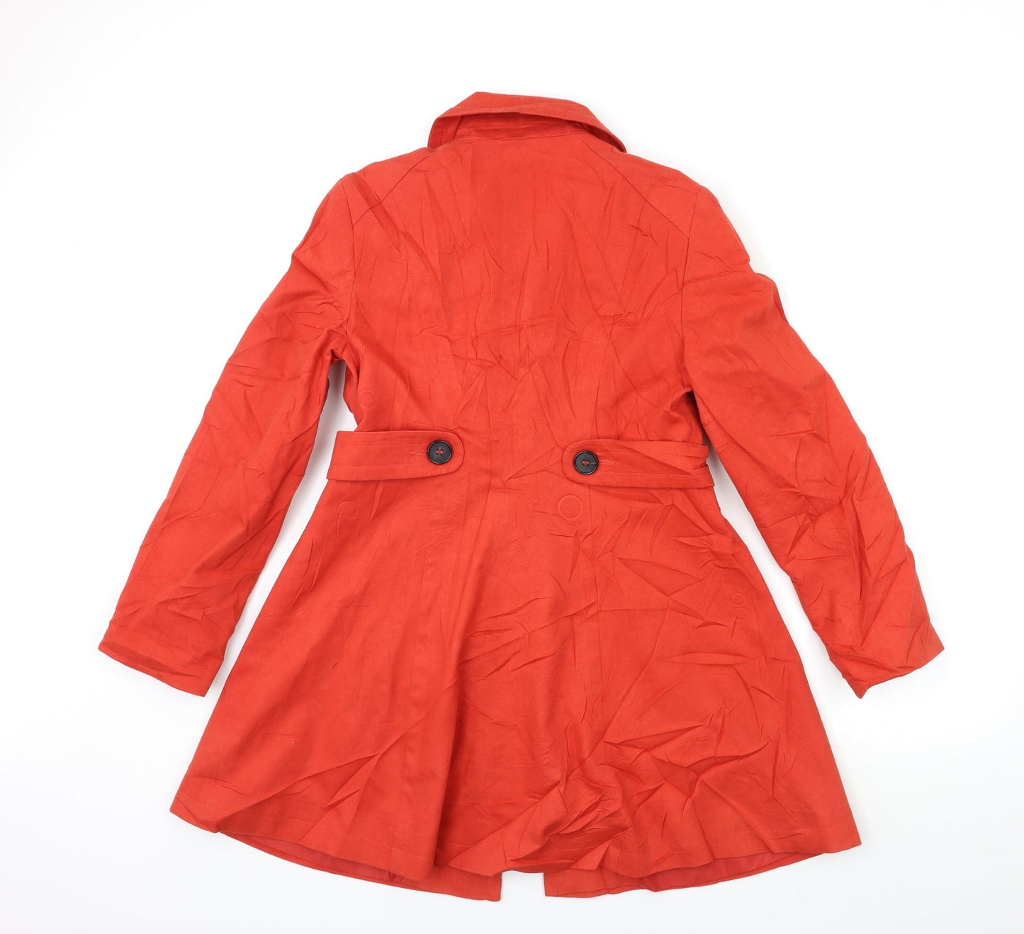 Oasis Womens Red   Overcoat Coat Size S
