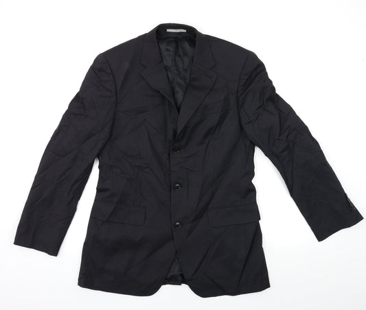 Mens UK Size 38 NEXT Regular Black Suit Jacket