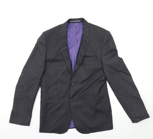 Mens UK Size 38 Marks and Spencer Regular Grey Suit Jacket