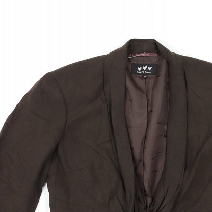 Womens UK Size 10 Per Una Brown Jacket
