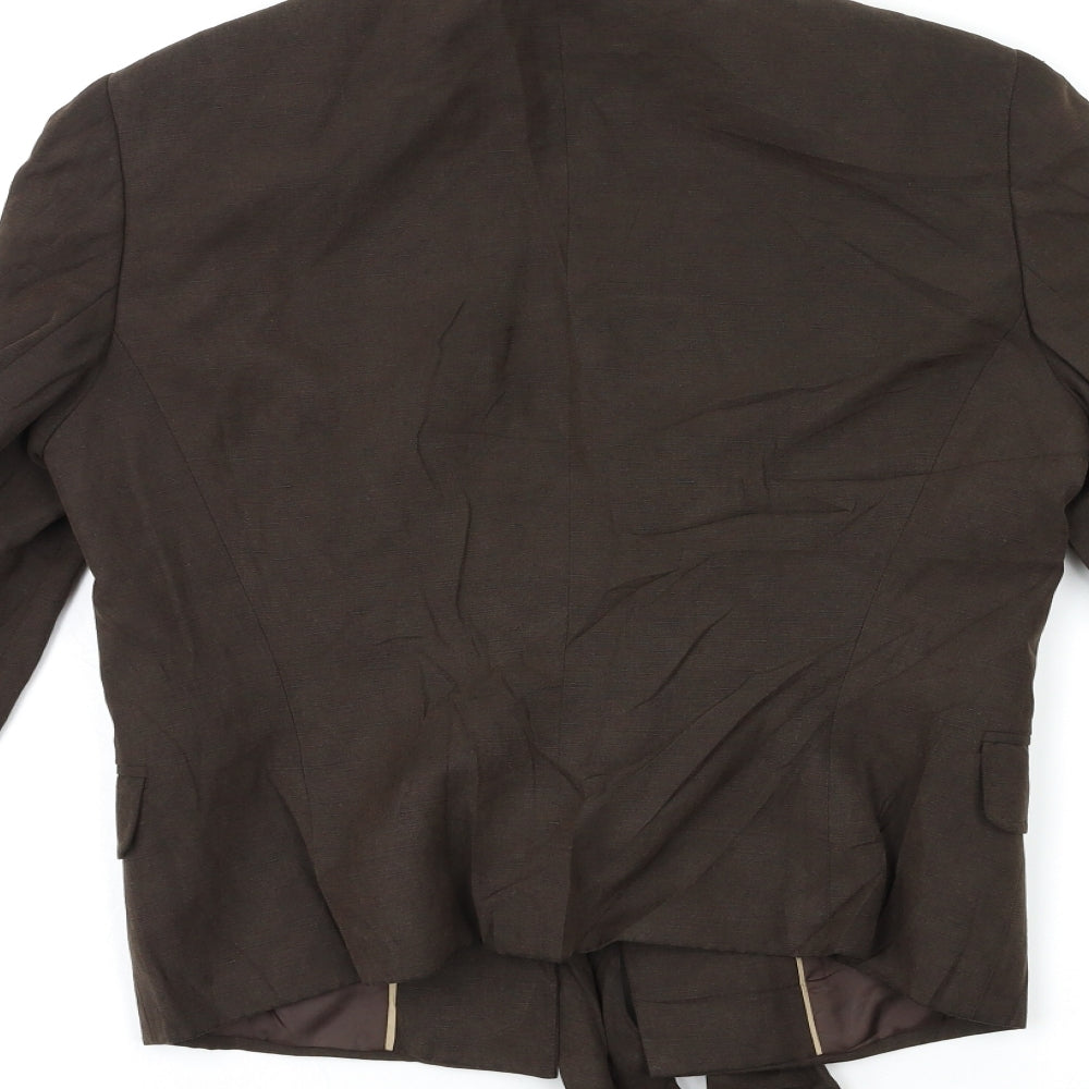 Womens UK Size 10 Per Una Brown Jacket