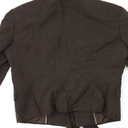Womens UK Size 10 Per Una Brown Jacket