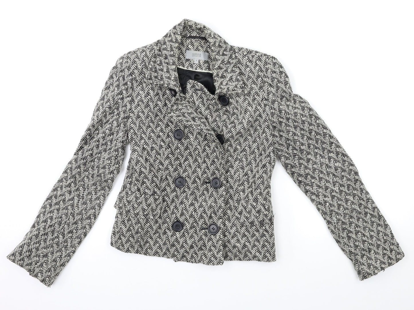 Womens UK Size 8 Marks and Spencer Black Jacket