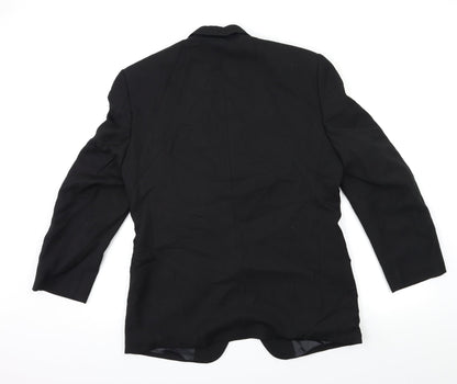 Mens UK Size 38 Daniel Grahame Regular Black Suit Jacket
