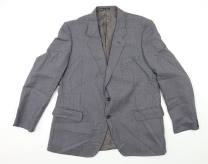 Mens UK Size 42 Preworn Regular Blue Suit Jacket