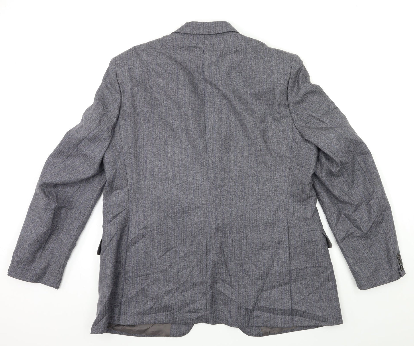 Mens UK Size 42 Preworn Regular Blue Suit Jacket