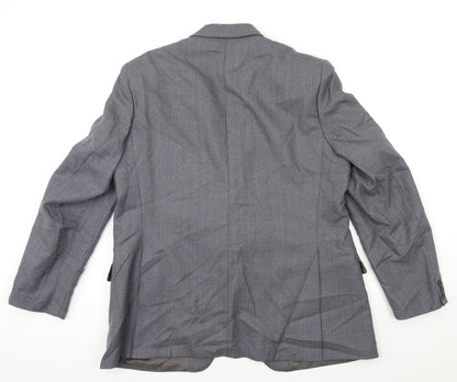 Mens UK Size 42 Preworn Regular Blue Suit Jacket