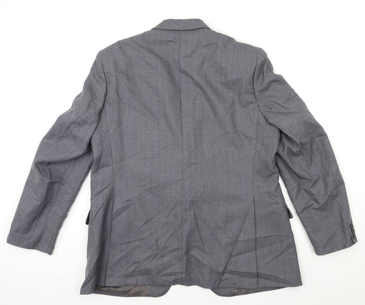 Mens UK Size 42 Preworn Regular Blue Suit Jacket