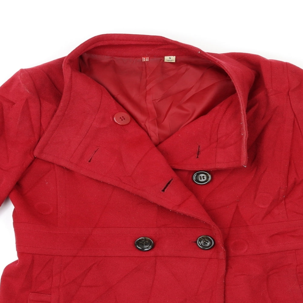 Uniqlo Womens Red    Coat Size S