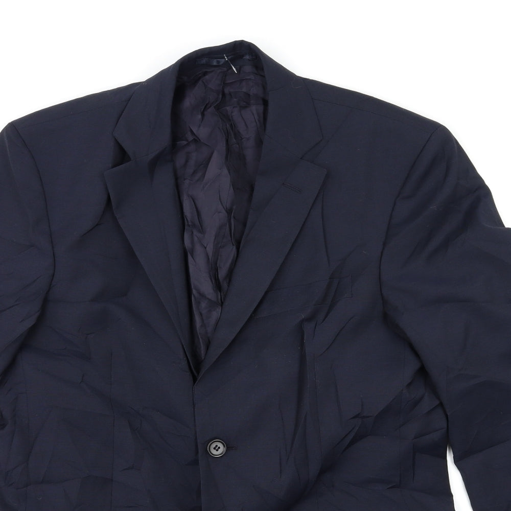 Mens UK Size 40 Linea Regular Blue Suit Jacket
