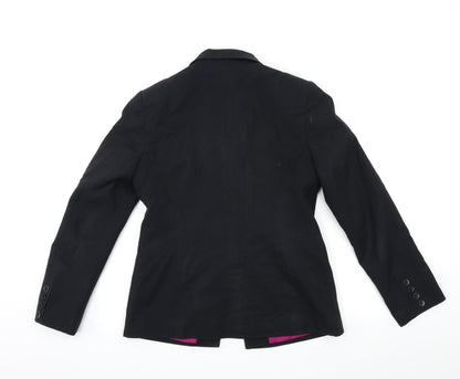 Topshop Womens Black   Jacket Blazer Size 10
