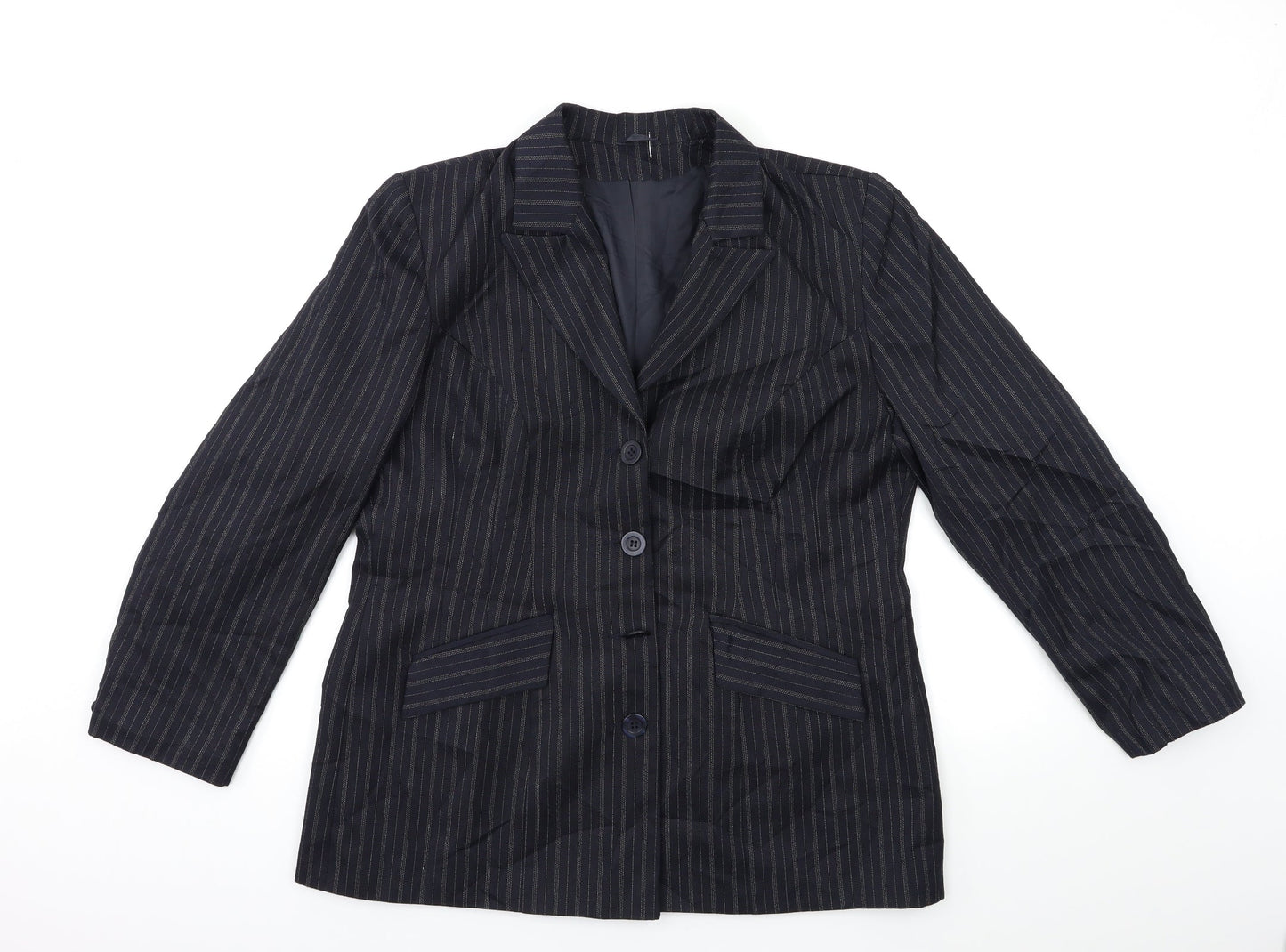 Womens UK Size 18 essence Regular Blue Suit Jacket