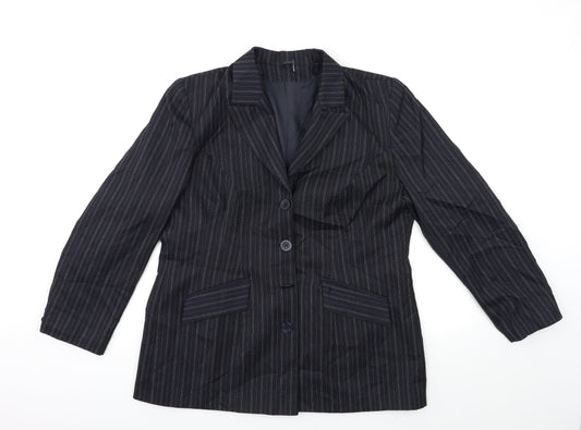 Womens UK Size 18 essence Regular Blue Suit Jacket