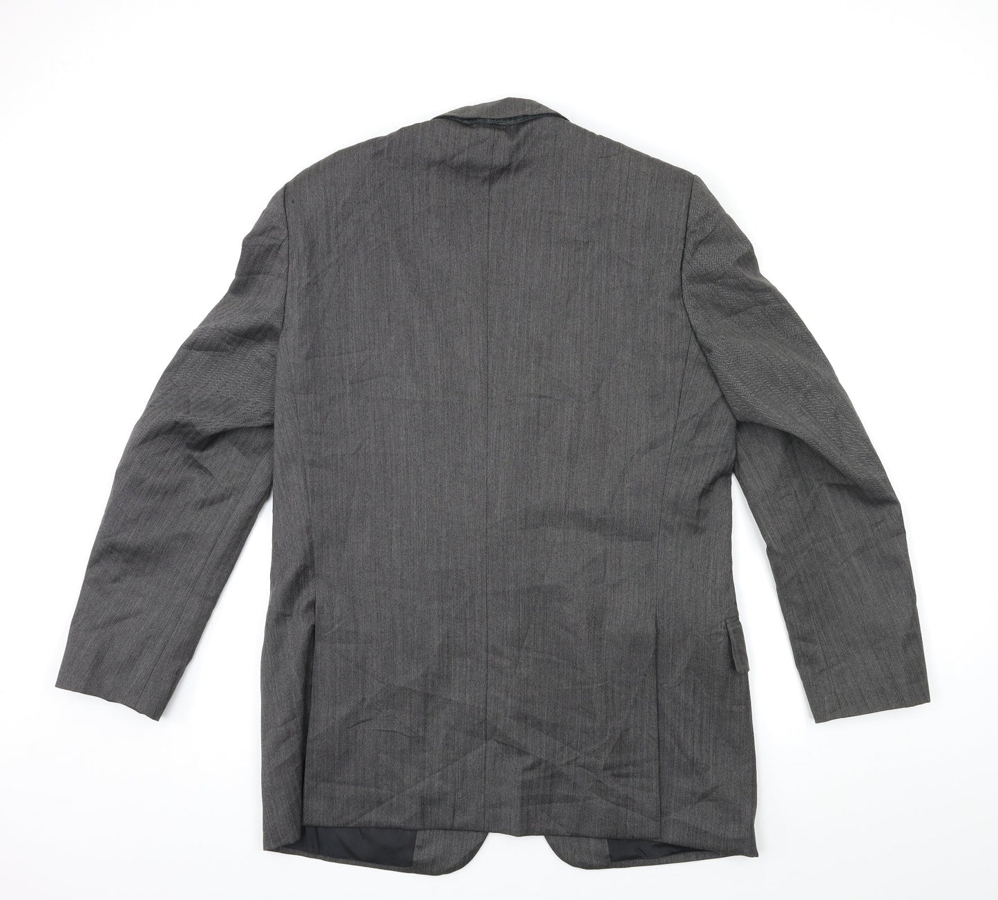 Mens UK Size 40 Preworn Regular Grey Suit Jacket