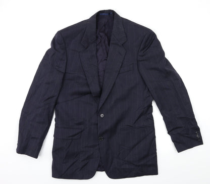 Mens UK Size 38 Preworn Regular Blue Suit Jacket