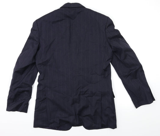 Mens UK Size 38 Preworn Regular Blue Suit Jacket