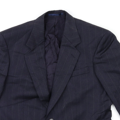 Mens UK Size 38 Preworn Regular Blue Suit Jacket