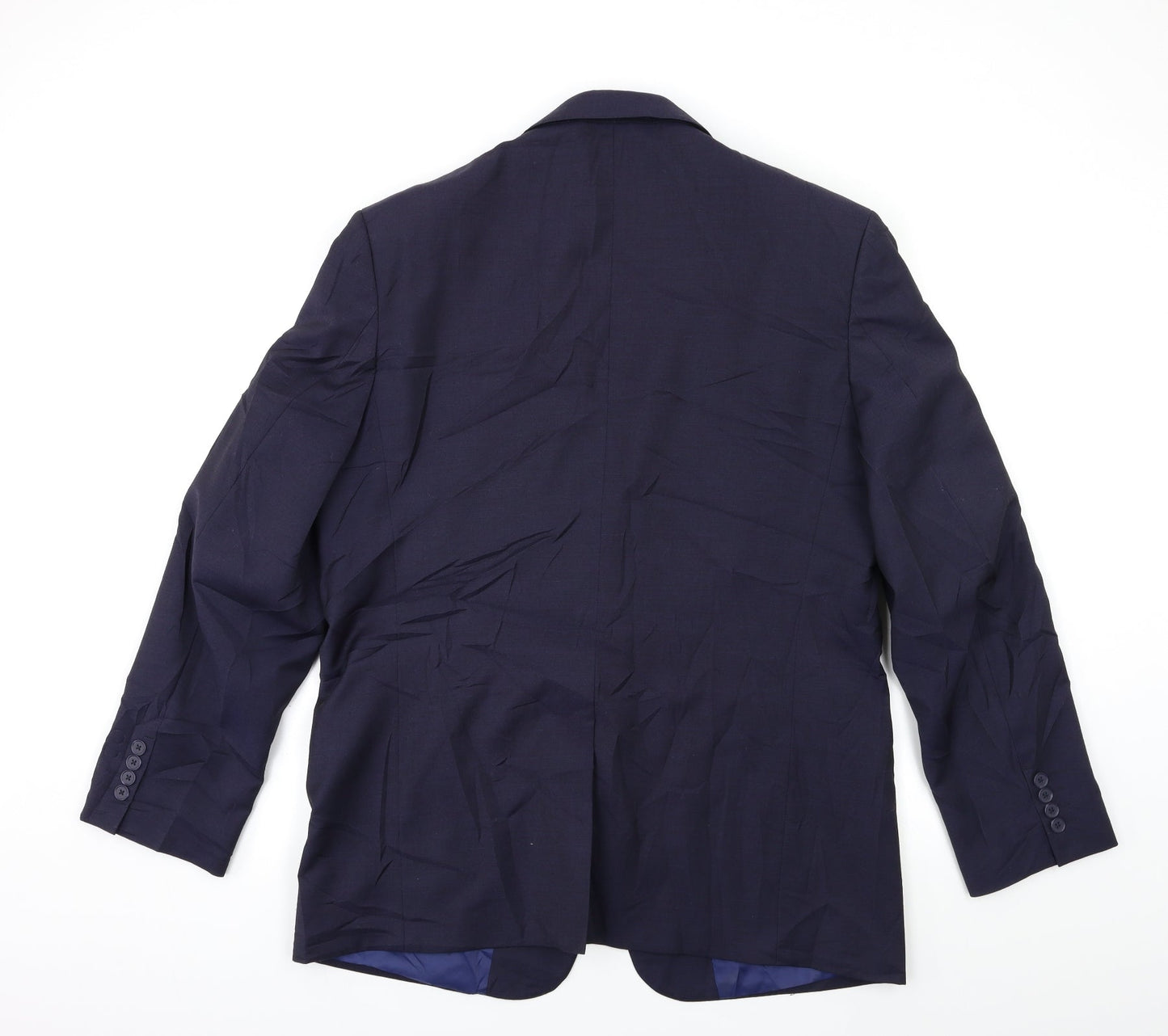 Mens UK Size 42 Marks and Spencer Regular Blue Suit Jacket