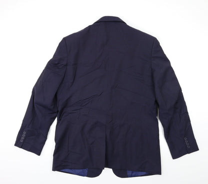 Mens UK Size 42 Marks and Spencer Regular Blue Suit Jacket