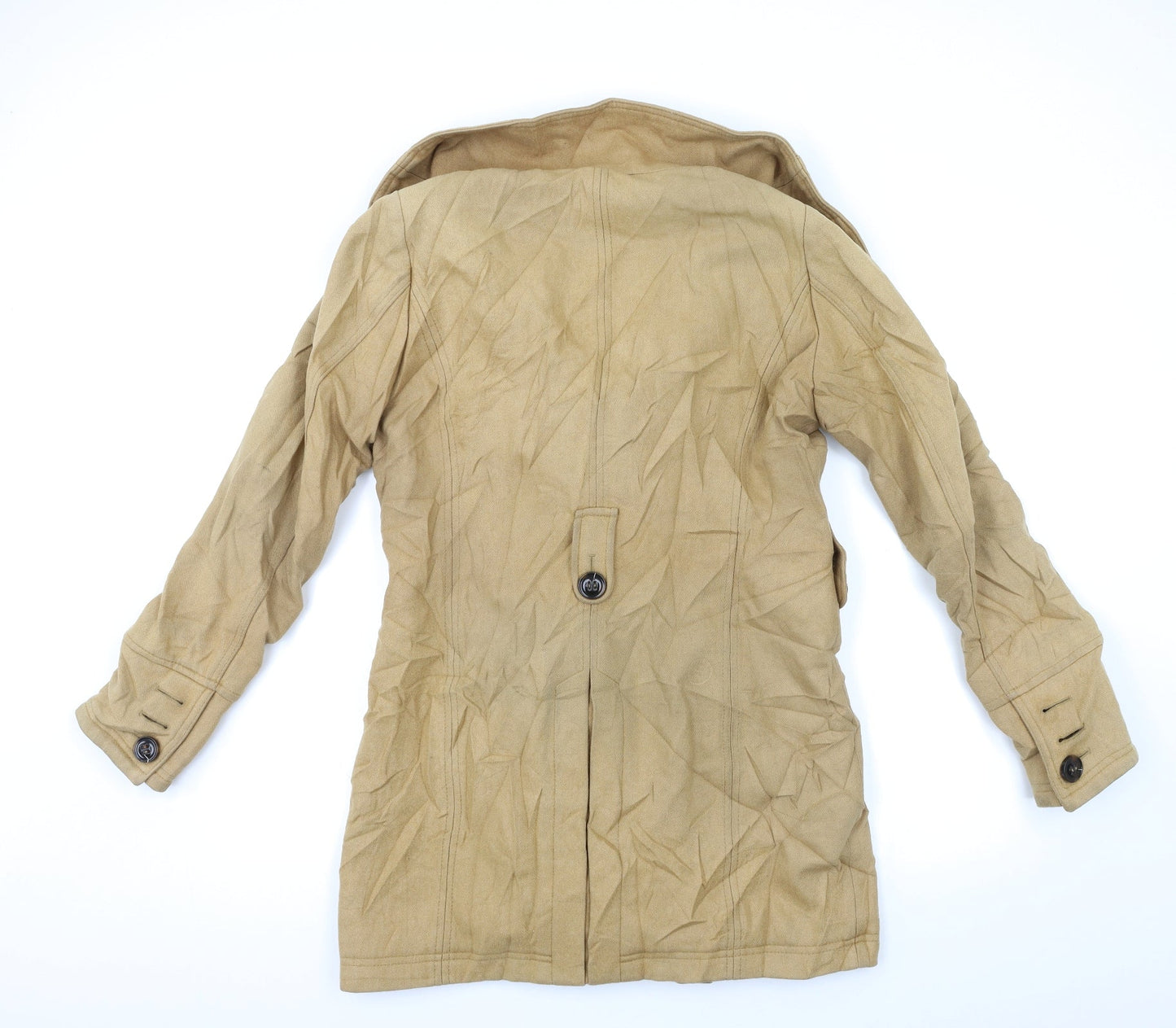 Womens UK Size 12 Yessica Beige Overcoat