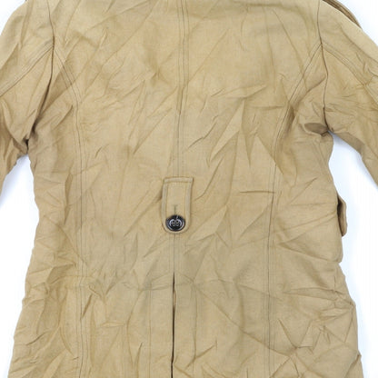 Womens UK Size 12 Yessica Beige Overcoat