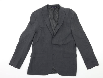 Mens UK Size 40 Marks and Spencer Regular Grey Suit Jacket