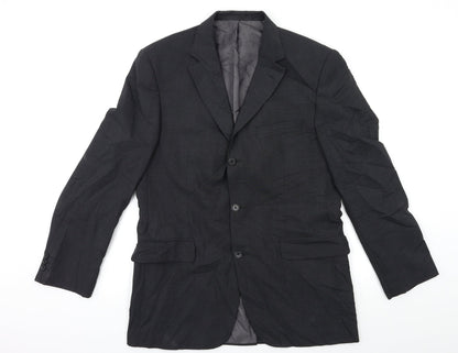 Mens UK Size 40 Marks and Spencer Regular Black Suit Jacket