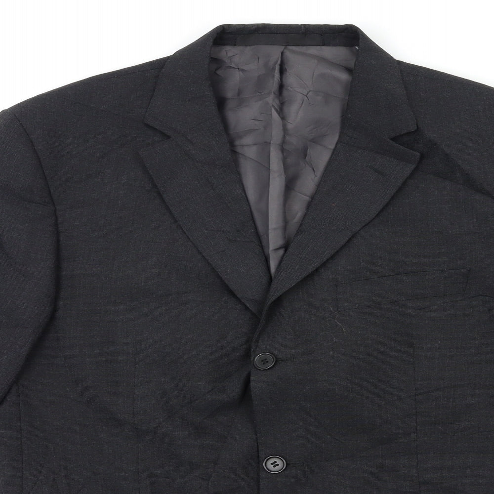 Mens UK Size 40 Marks and Spencer Regular Black Suit Jacket