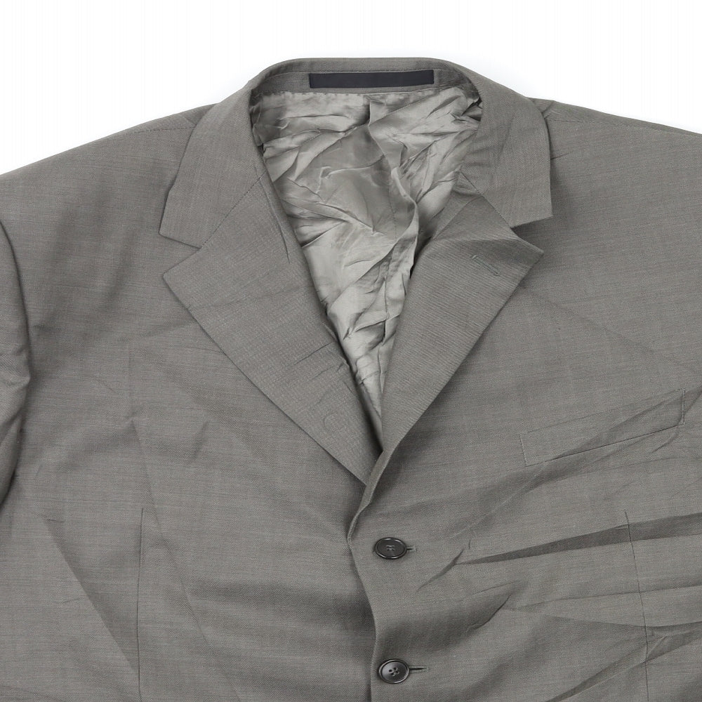 Mens UK Size 46 Marks and Spencer Regular Grey Suit Jacket